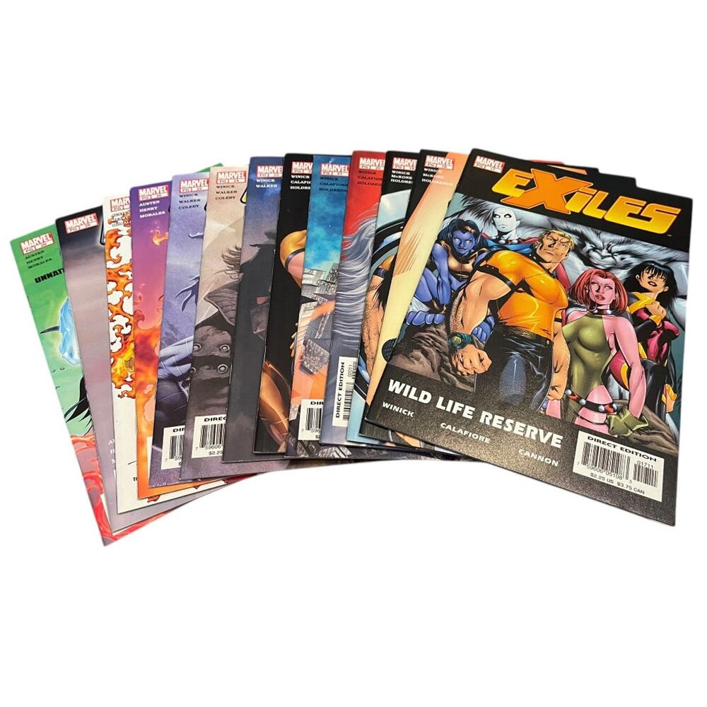 Marvel Exiles #17-29 Winick Clalfiore Cannon Walker Coleby Austen Henry Moralesw